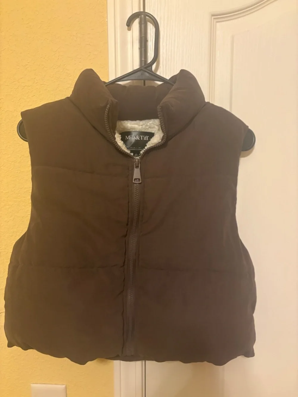Brown Puffer Vest - Picture 1 of 1